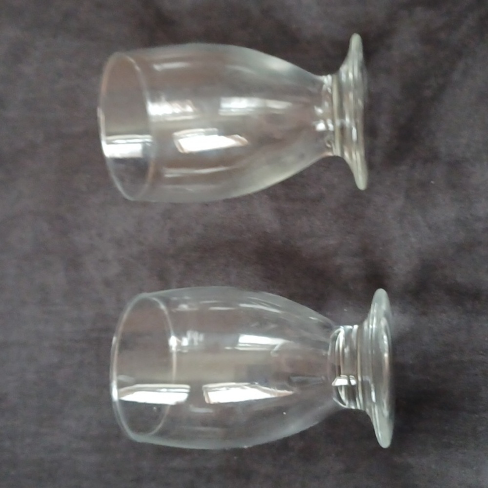 $4 Add-on Small Juice Glasses/Goblets - Set of 2
